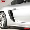 Porsche 718 GT4 Dry Carbon Fiber Side Air Vents (Non-Destructive Install, 2017-2025)