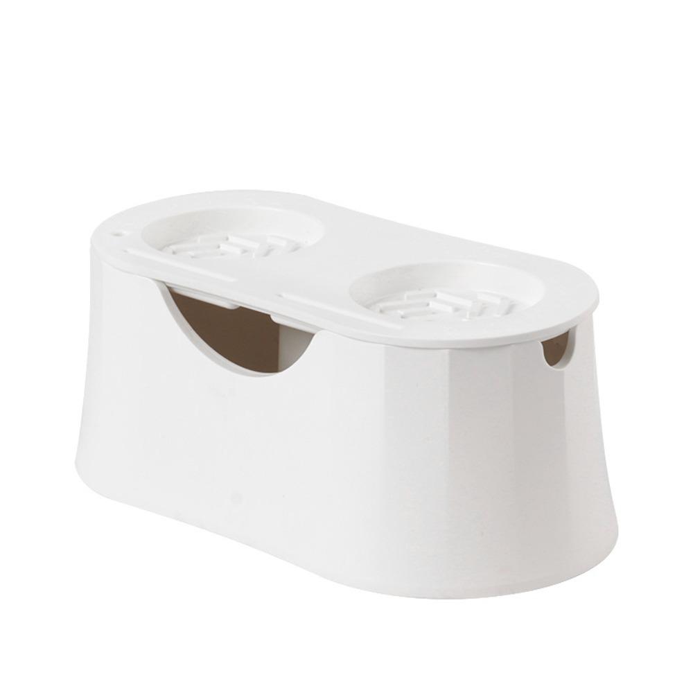 2 in 1 Kaffeetamperständer Silikonbasis Kunststoff Espresso Siebträgerhalter Große Kapazität Leise Kaffee Abschlagbox Café