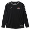 FINTA Men's Long Sleeve Practice Shirt for Soccer and Futsal, Size O, Black, FTE0003 (0500)