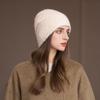 Autumn and Winter New Bald Hat Retro Wool Hat Warm Ear Protector Stack Hat Cold Hat Woman