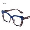 Clear Thick Frame Red Glasses Frame Women Fashion Ooversized Cat Eye Optical Spectacle eyeglasses Frames Trendy Ladies Eyewear