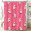 Cute Koala Shower Curtain Tropical Forest Animal Bathroom Decor Waterproof Fabric Washable Modern Vintage Home Decor