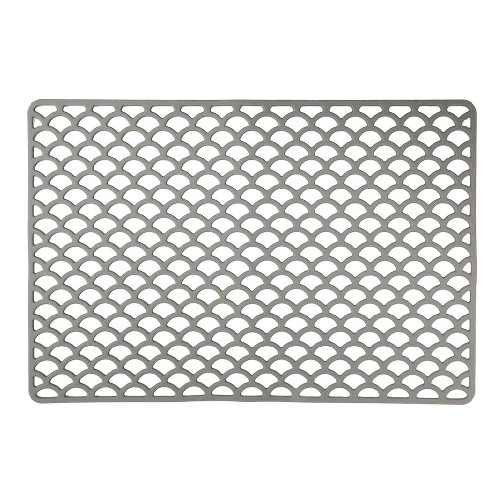 Heat Resistant Mat Silicone Sink Mat Noise Reduction Design Thick Soft Material Anti-Slip Feet Dishwasher Safe