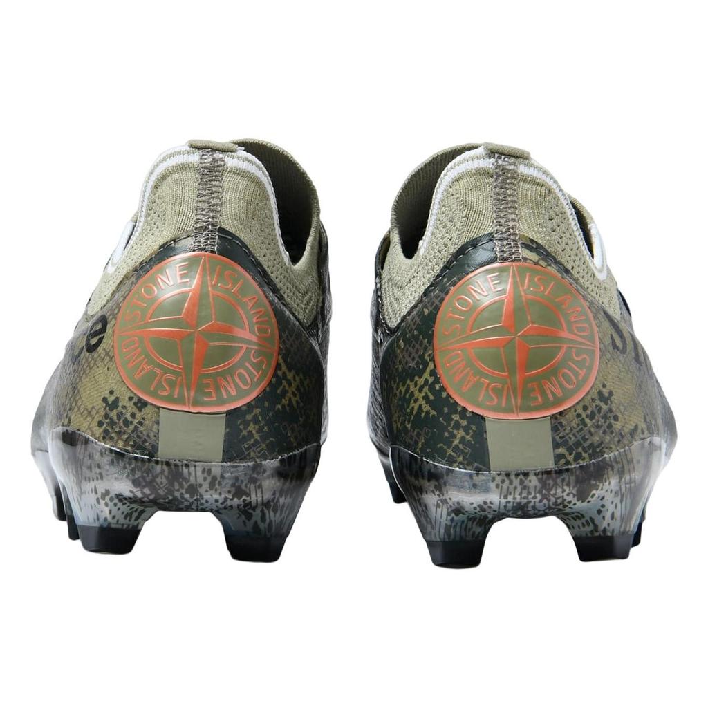 Stone Island X Raheem Sterling X New Balance Furon V7 Pro FG Camo Unisex Sneakers Green Aloe Gray-Green SF1FSI7
