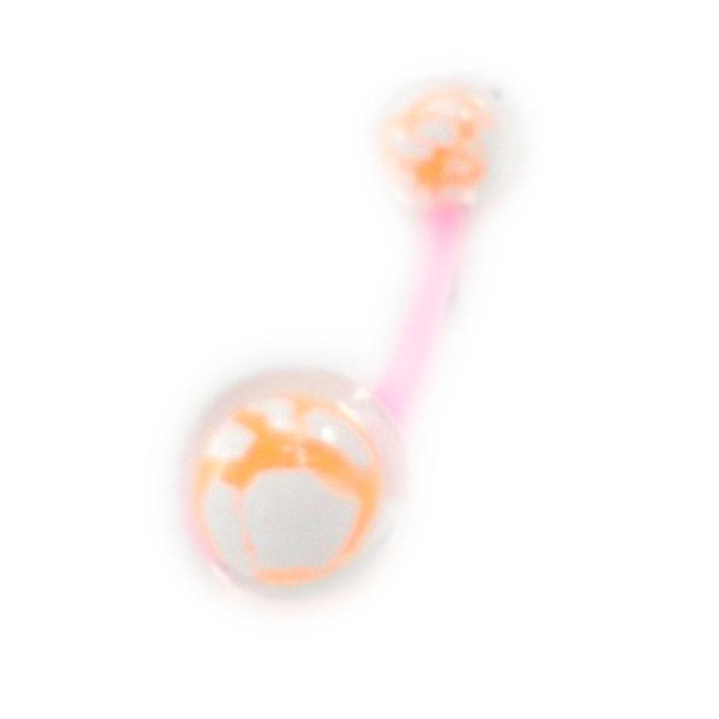 Les Trésors De Lily [I9482] - Body Piercing 'Coloriage' orange