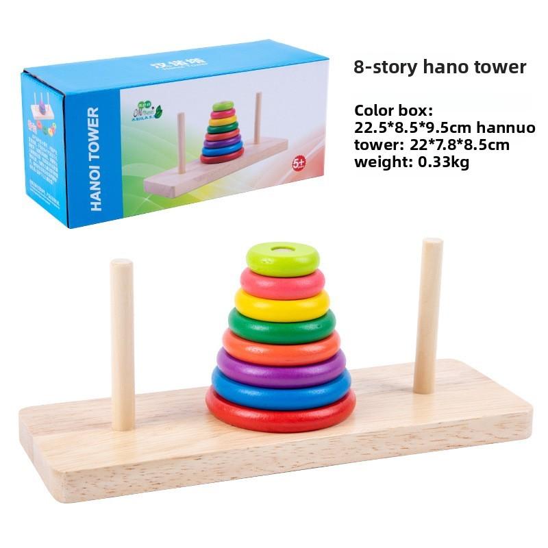 Wooden Stacking Multilayer Puzzle For Concentration Development Intelligence