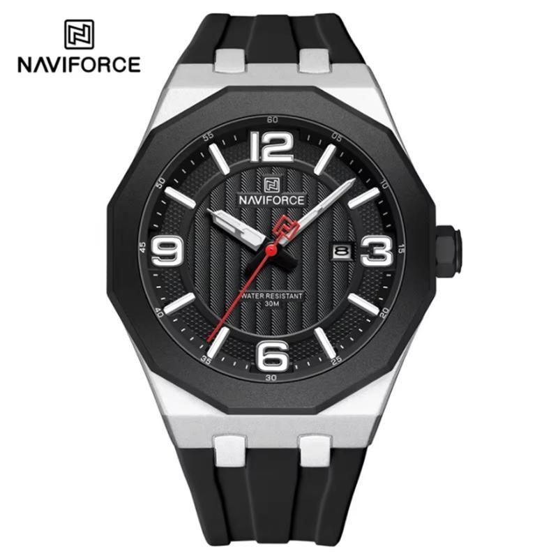 Luxury Men's Business Watch Waterproof Sports Quartz Clock Silicone Strap Men Wristwatches