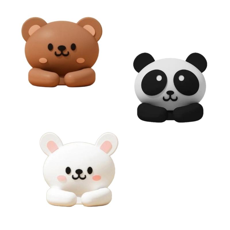 Tragbarer Kabelhalter Selbstklebende Montage Kein Bohren Erforderlich Kabelhalter-Clips für Schreibtischgebrauch Niedliches Design