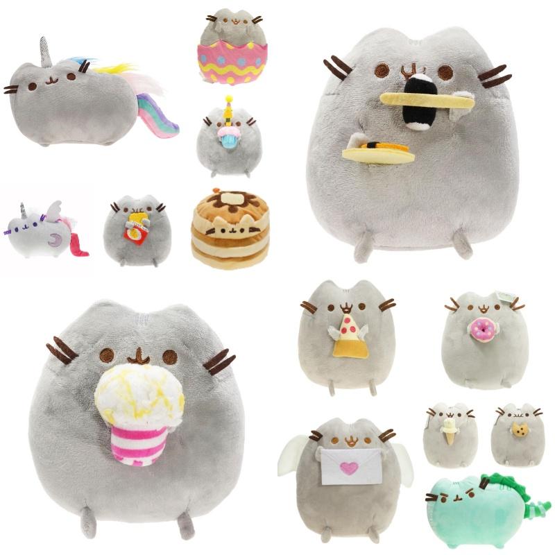 Doughnut Cat Pusheen Cookie Ice Cream Sushi Chips Plush Animals Toys Kids Gifts