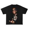 Vintage tričko Young Thug s prostředníčkem - Vintage design Vysoce kvalitní tričko Merch pro fanoušky YSL