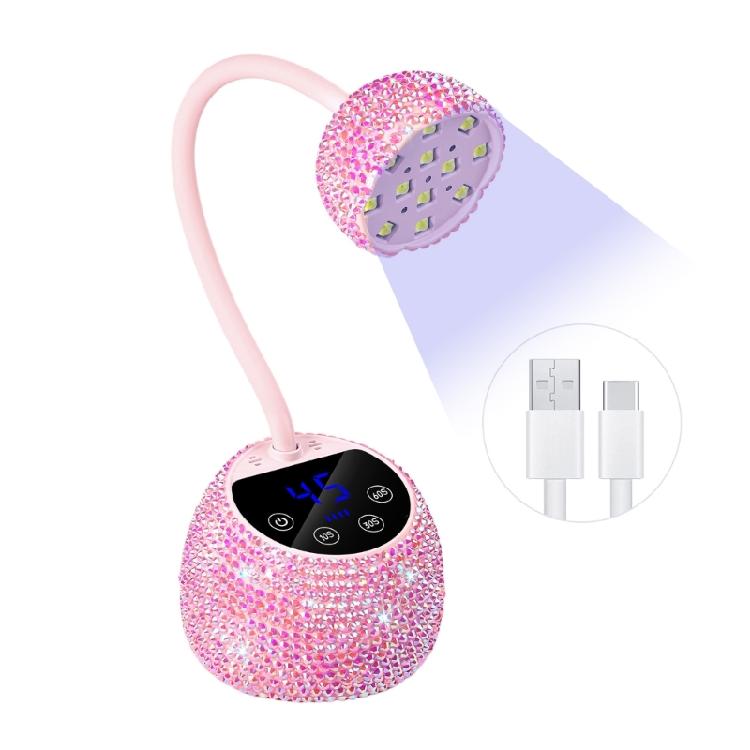 USB Charged Nail Dryer With Auto Sensor Nail Curing Lamp Quick Drying Gel Polish Perfect For Home Or Salon Use