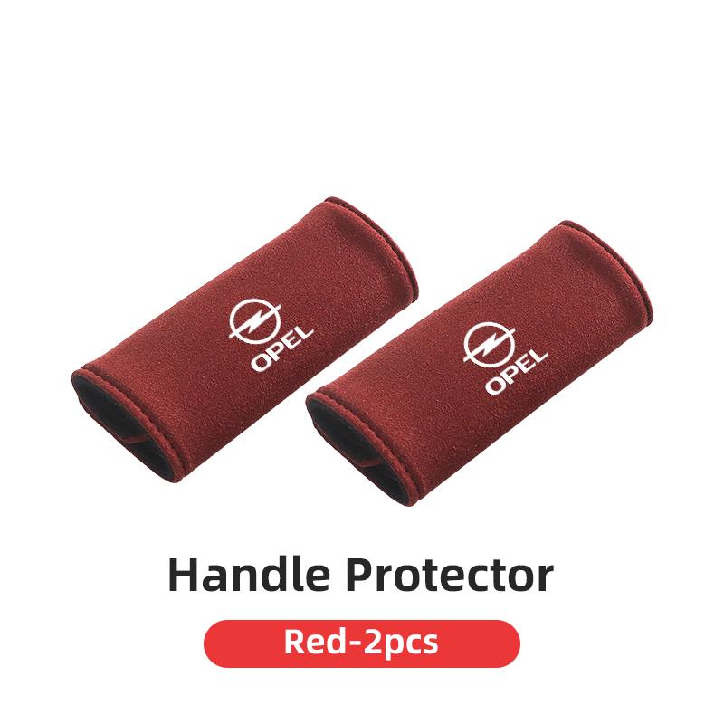 Car Handle Protection Gloves Roof Rails Soft Leather Protective Covers Imitation For Opel Corsa Astra Insignia Vectra Zafira lce033
