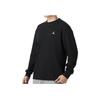 Nike Solid Color Loose Fit Crew Neck Sweatshirt Men Tops Black FD7462-010