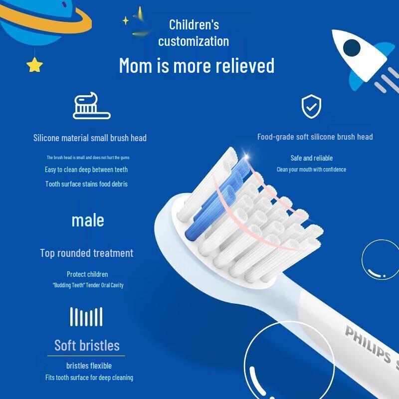 Philips HX2432 Kids Sonic Electric Toothbrush CN plug (adapter included)