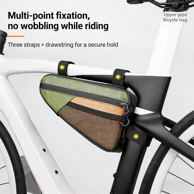 Waterproof Bike Top Tube Bag Cycling Accessory Waterproof Bar Bag Bicycles Frame Storage Pouches