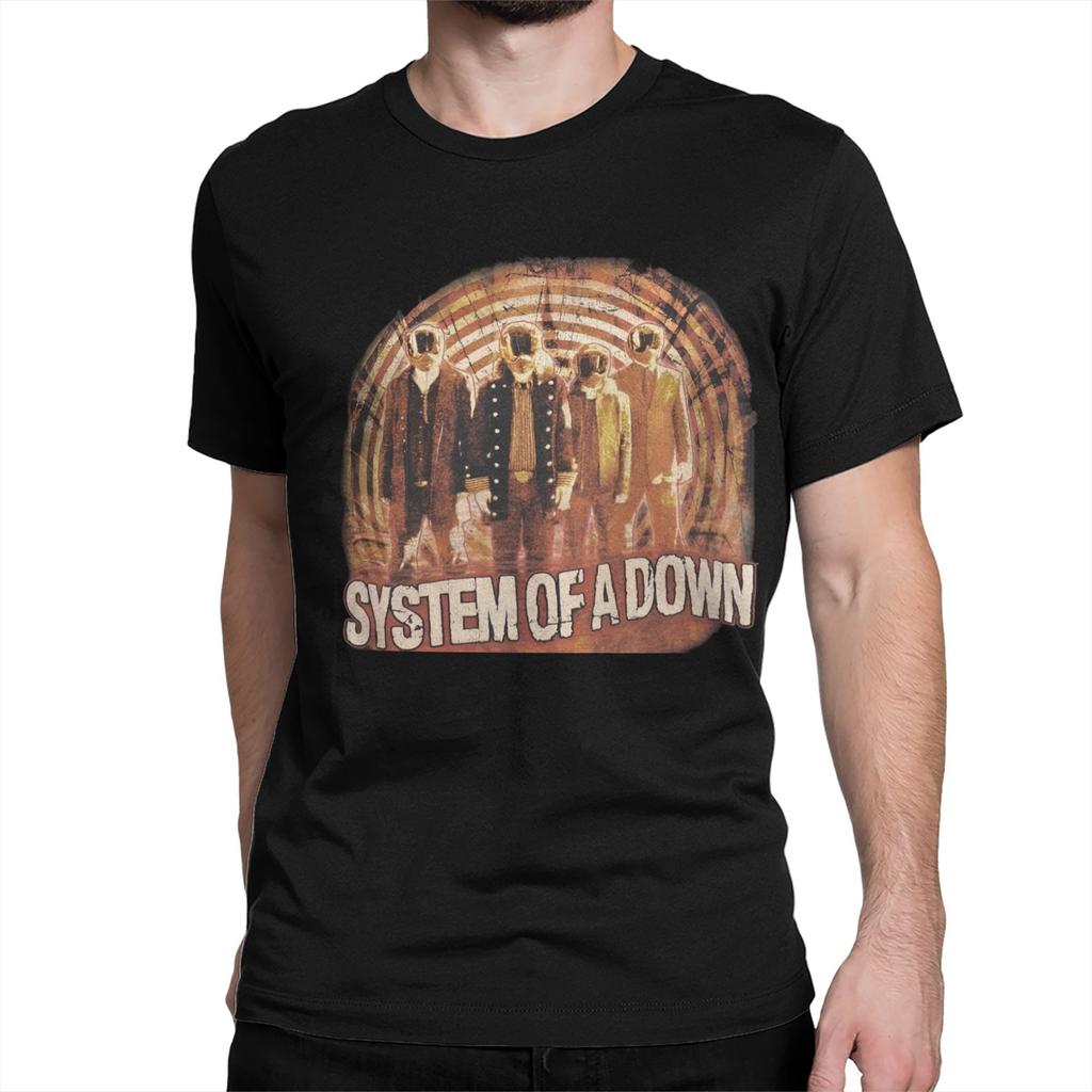 Toxicity Album System of a Downs Band Men Women T Shirts Tee Shirt Short Sleeve Crew Neck T-Shirt Pure Cotton Summer Clothes