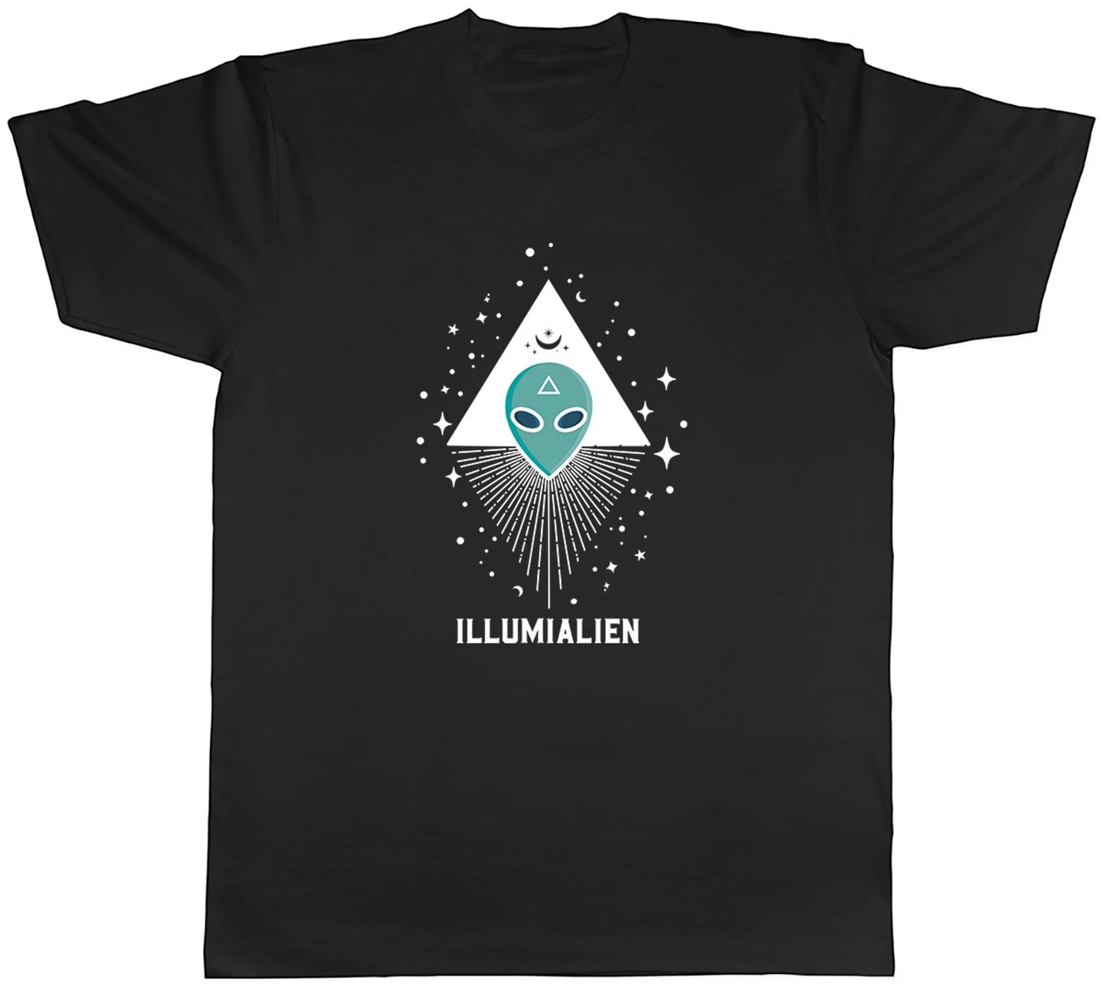 Illumialien Funny Alien Secret Society Martian Mens T-Shirt Tee Gift Top M