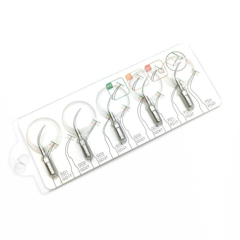 5 stk GD1 Dental Ultrasonic Scaler Tips Kompatibel med DTE/Satelec Scaler Håndstykke for tannbleking