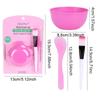 3pcs/set Women Face Mask Mixing Bowl Set Girls Facial Skin Care Mask Mixing Tools Kit Beauty Supplies