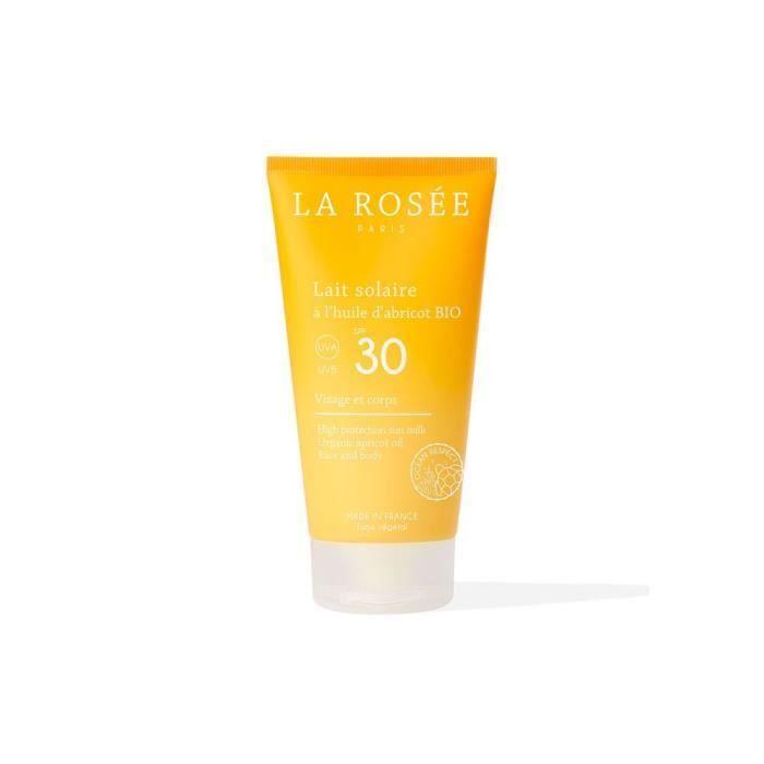 Lait Solaire - La Rosée - SPF30 - 150ml - Vegan - Protection UV - Texture Lait