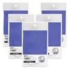 GRIPLUS Ultra-Thin, Strong Anti-Slip Stickers, Free Cut, Postcard Size, Purple, 5-Pack
