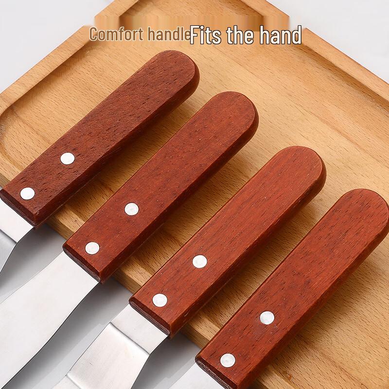 Set de Espátulas para Decorar Pasteles de Acero Inoxidable Changbaosen