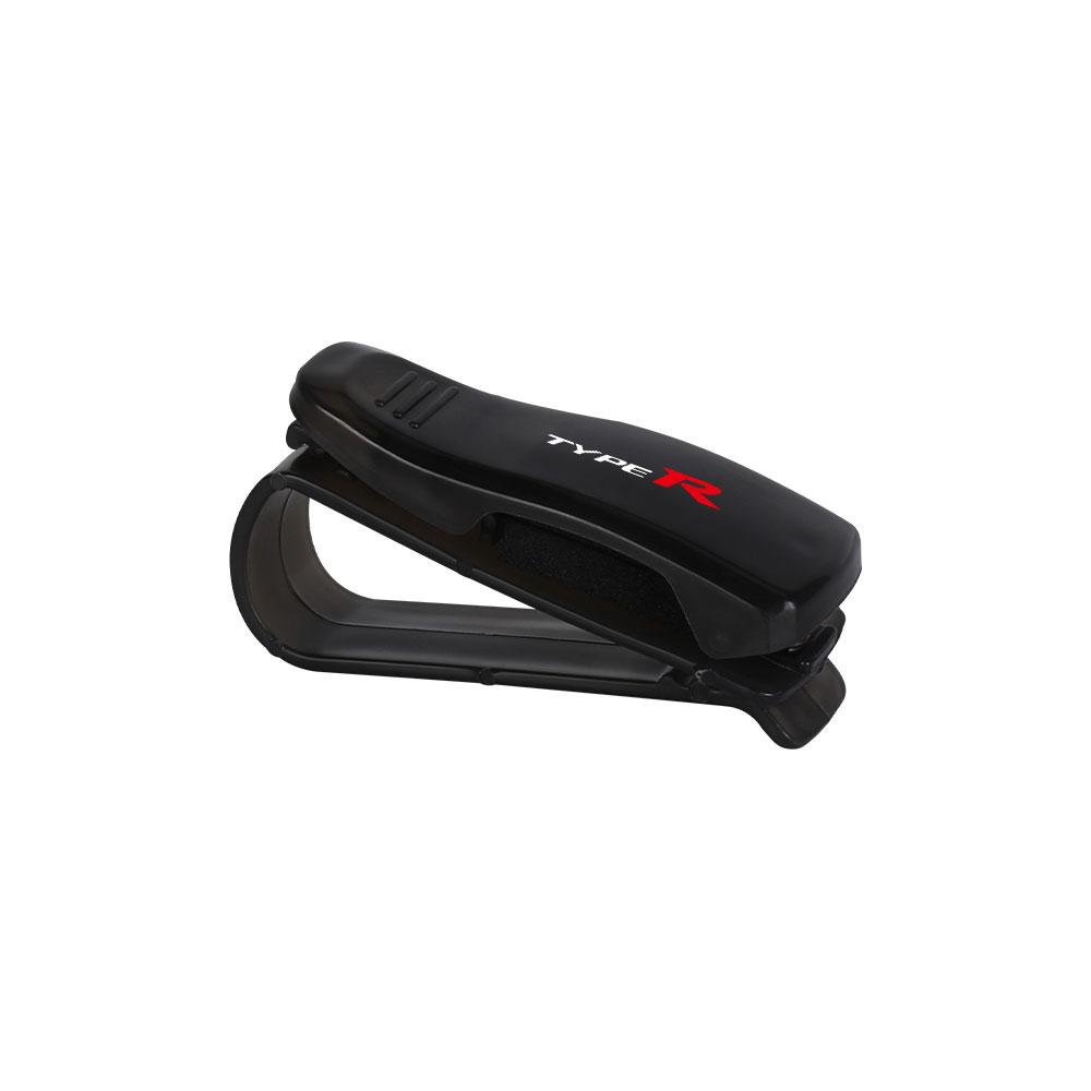 1pcs Auto Badge Glasses Clip Car Sun Visor Sunglasses Holder Card Ticket Stand For Honda Mugen Power Civic Accord Odyssey City
