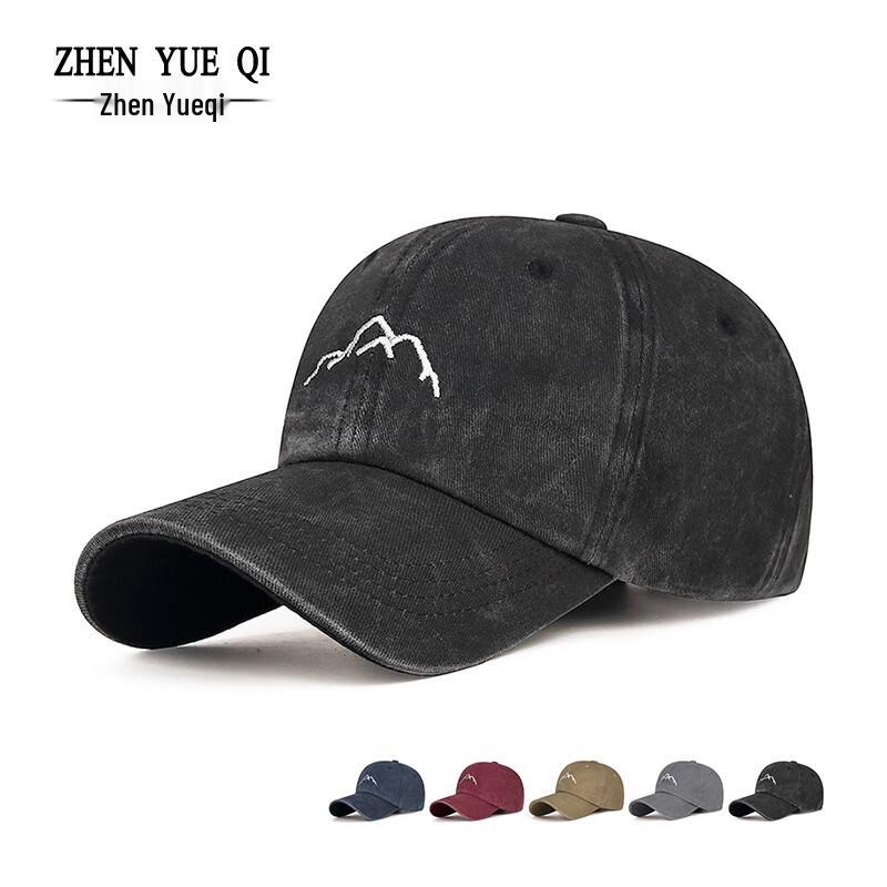 ZHENYUEQI Retro Embroidered Mountain Baseball Cap