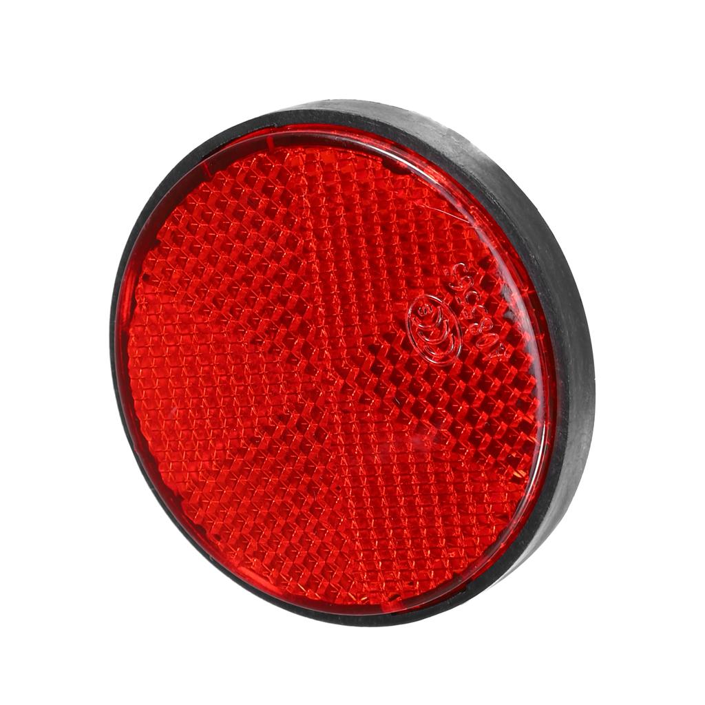 Motoforti 2-8 Sztuk Okrągłe Samoprzylepne Bezpieczeństwa Szprychy Odbijające Samoprzylepny Odbłyśnik do Motocykla Roweru Roweru Średnica 56 mm