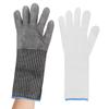 Safety Anti-cut Gloves with Arm Protection Cutting Accessories Extended Gloves  Meat Cutting