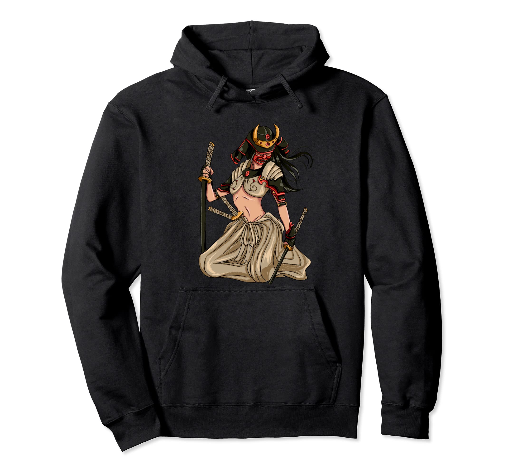 Samurai Girl Japanese Warrior Hoodie