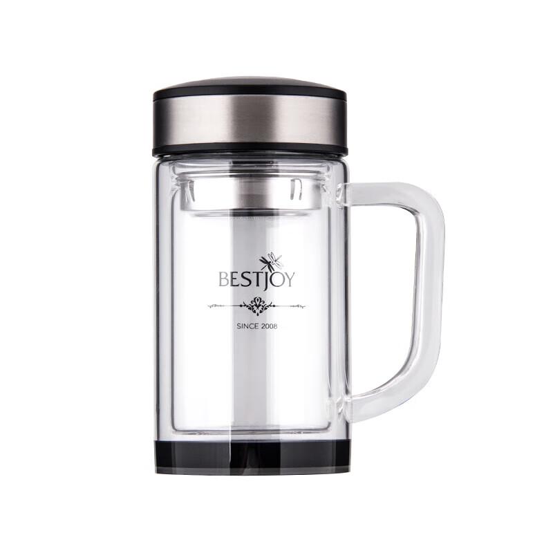 

Fuguang Double Wall Glass Mug with Handle