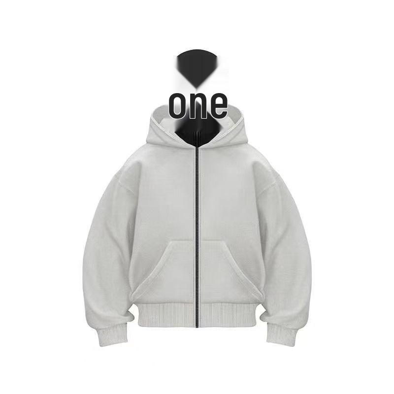 Trendy Unisex Double Hood Zipper Sweatshirt - Perfect for Spring and Autumn