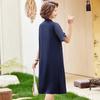 Pasiter Mid-Aged Women's New Chinese Style Embroidered Qipao Dress