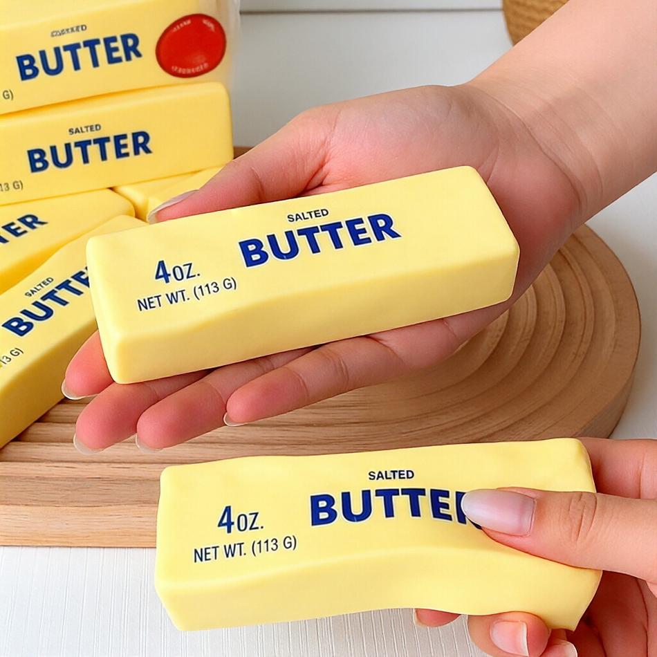 Butter Stick Slow Rebound Squishy Bar Anti-Stress Hand Relax Squeeze Toy