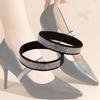 Funkelnde Strasssteine Elastisches Band Anti-Rutsch High Heel Schuh Haltebänder für Tägliches Tragen Damen Schuhzubehör