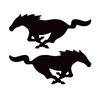 Autocollants Voiture Personnalisés Motif Mustang Produits Accessoires Autocollants Vitre Arrière Accessoires Autocollants Accessoires Voiture Moto PVC