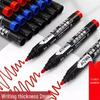 Black Broad Tip Quick-Drying Marker Pen for Express Logistics