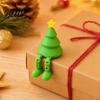 Matte Finish Tree Decor Christmas Figurine with Articulated Legs 3D Printed Xmas One-piece