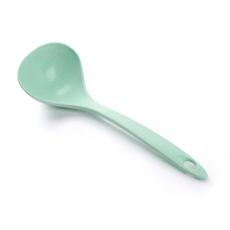 Vetecellulosa Vetehalm Stor sked Paddel Skopa Non-Stick slev Kökstillbehör