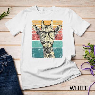 Retro Vintage Żyrafa - Miłośnicy Zwierząt Zoo Safari Żyrafy Koszulka Unisex