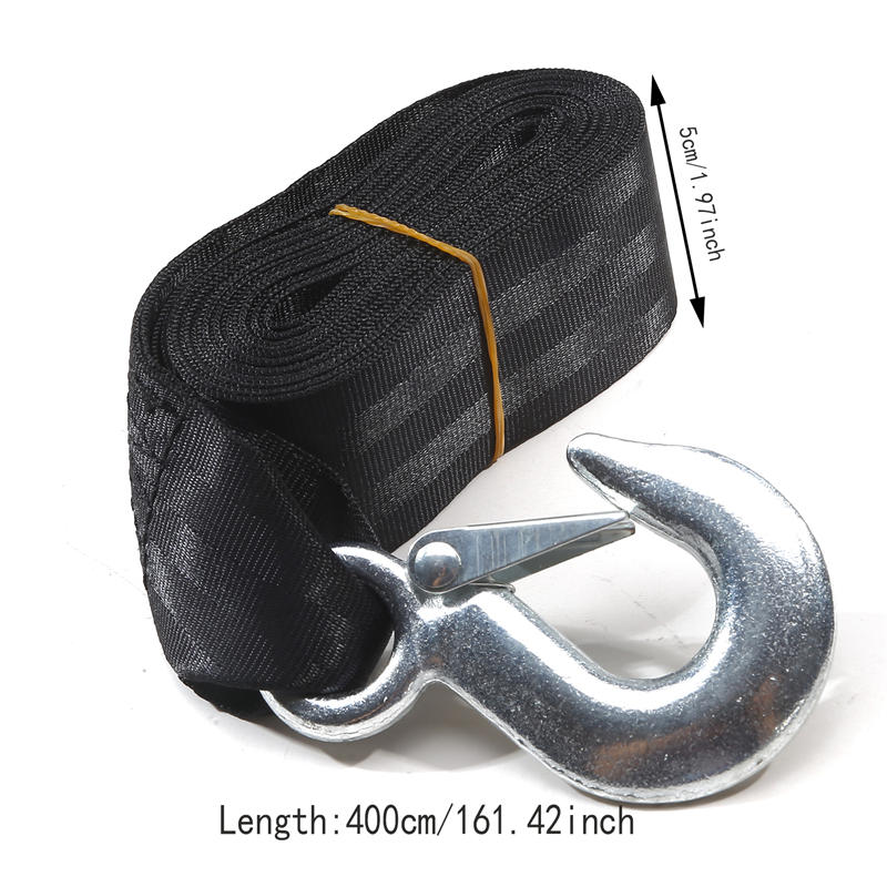 Outdoor Emergency Trolley Hooks Trailer StraWearproof Boat Trailer Winch Strap Marine High Strength Towing Straps