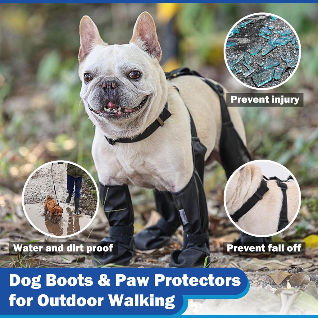 Pet Supplies Go out Dog Shoes Four Seasons Comfortable Breathable Dog Shoes Go out Anti-Dirty Waterproof Dog Shoes