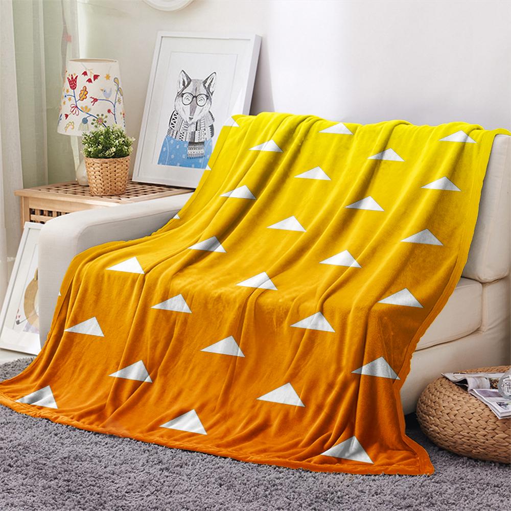 1Pc Cartoon Print Flannel Blanket, High Quality Comfortable for All Seasons, Home Decor, Warmth and Comfort, Perfect for Christmas Birthday Gift