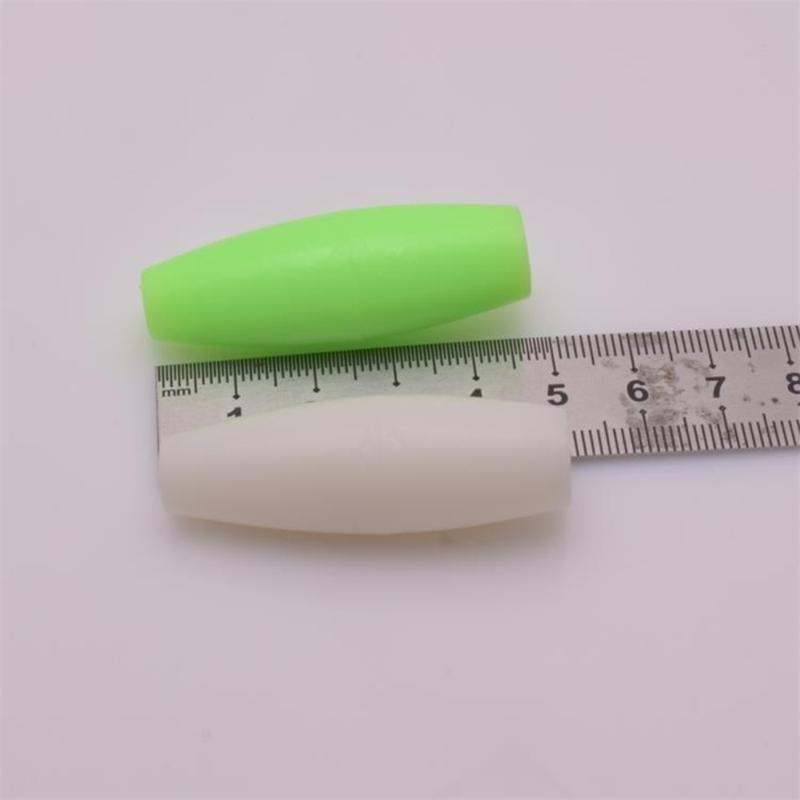 10Pcs Glow Fishing Hook Tubes Glowing Hollow Tube Fish Hook Accessories Squid Baits Lure Hook Sleeve