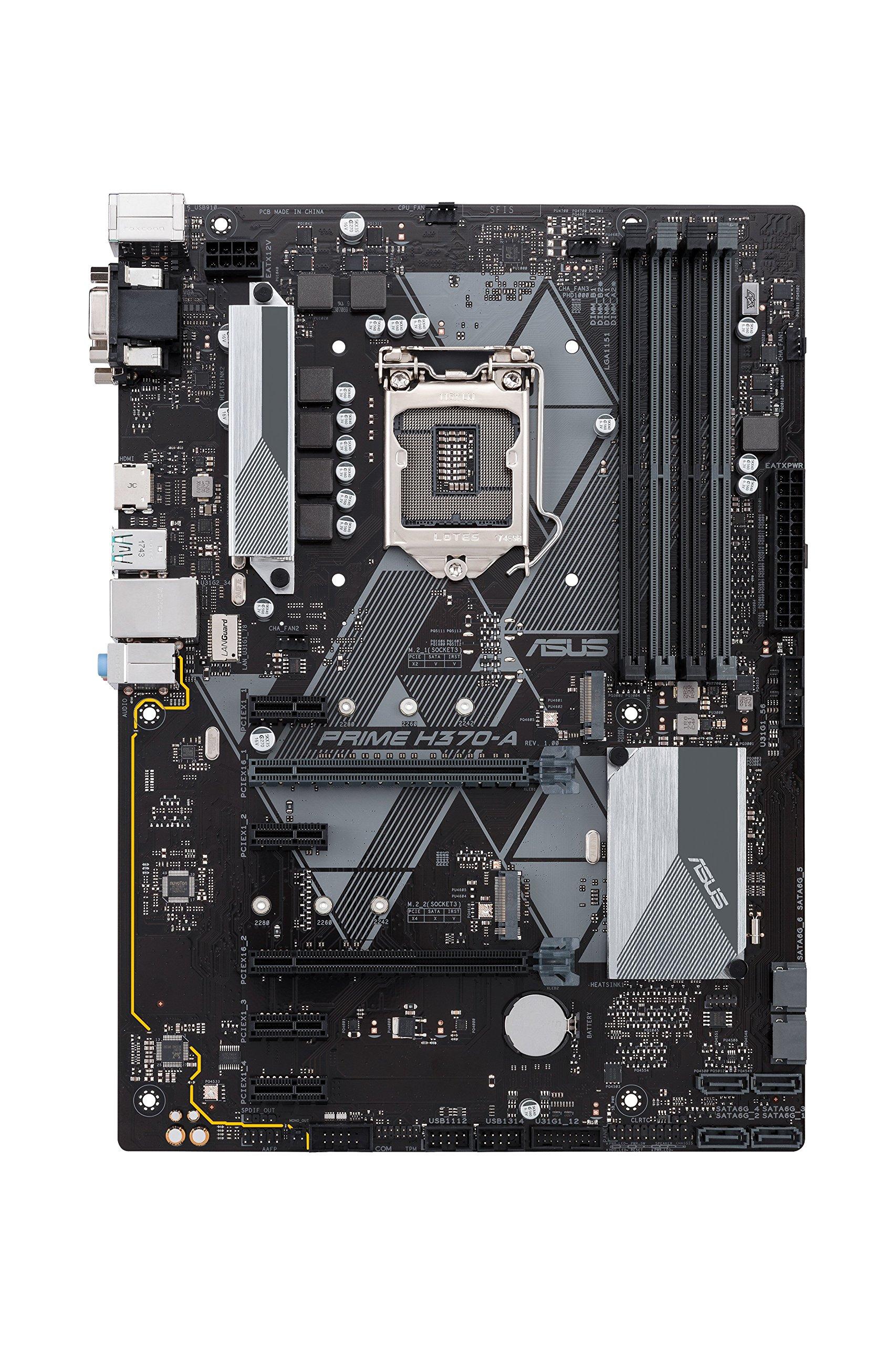

ASUSTek Intel H370 Motherboard LGA1151 Compatible PRIME H370-A [ATX]