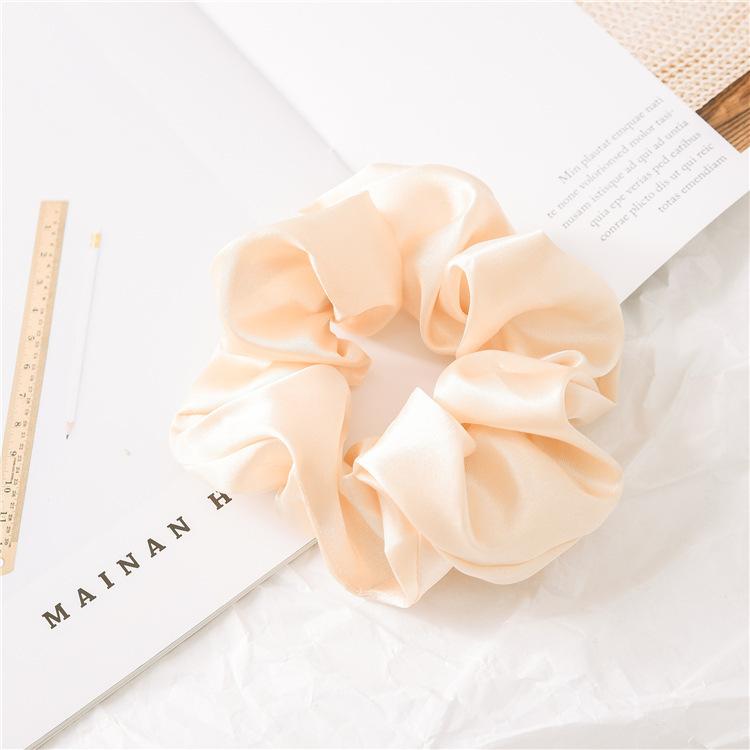 Fashion Versatile Elegant Minimalist Solid Color Hair Ties, Suitable for Daily Outing, Casual, Party