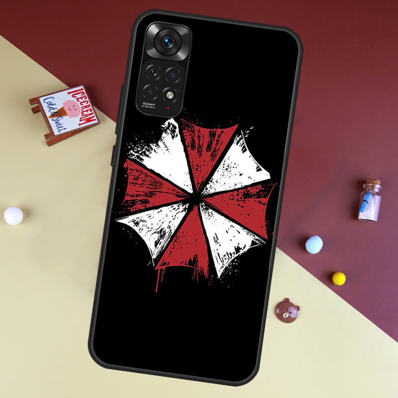 Umbrella Corporation Case For Redmi Note 11 Pro Redmi Note 10 Pro 9 8 12 9S 10S 11S Redmi 10 9 9A 9C 10C Coque