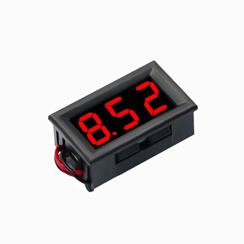 Digital Voltmeter DC 4.5V To 30V Digital Voltmeter Voltage Panel Meter Red For 6V 12V Electromobile Motorcycle Car
