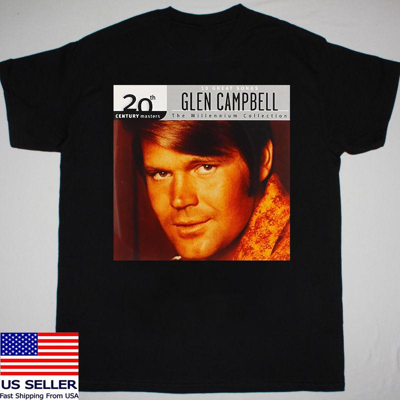 Glen Campbell Millennium Collection 20th Century T Shirt Full Size S-5XL Unisex T-Shirt XL